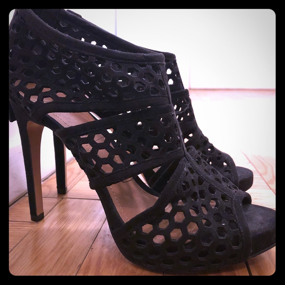 Pair of black heels